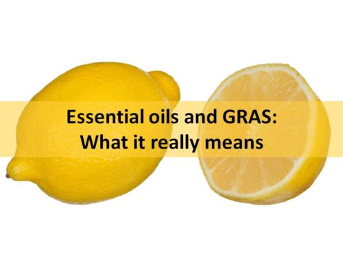 Essential oils and GRAS: What it really means